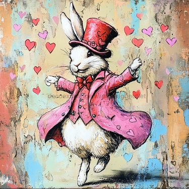 Easter Sign, Cute Bunny,, DCO-12768, Sign For Wreath, 10x10